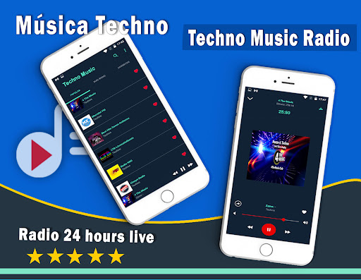 Android application Techno Music screenshort