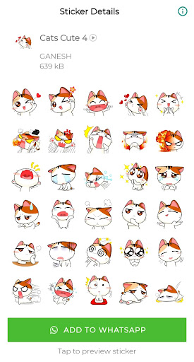 Cute Cat Stickers Screen 3