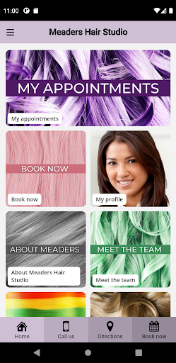Android application Meaders Hair Studio screenshort