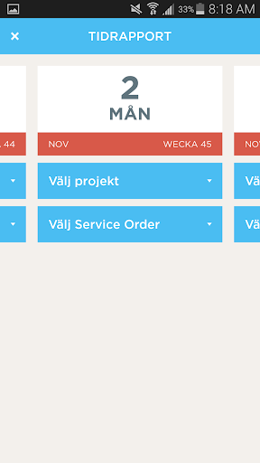 Projektportalen Screen 2