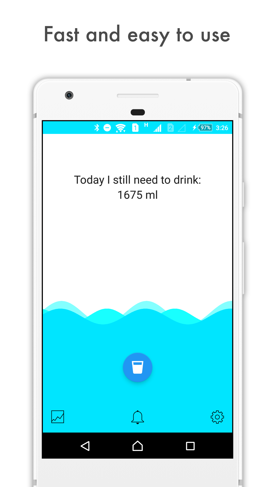 Android application Drink Water screenshort