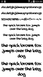 Fonts for FlipFont Graffiti Screenshot