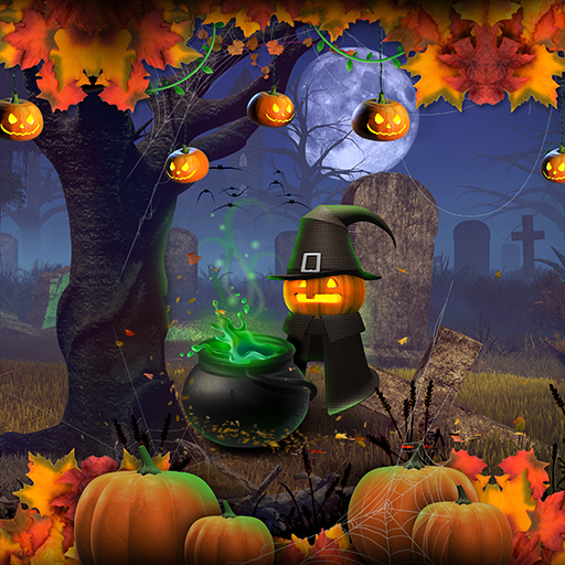 4K Wallpaper HD - Pumpkin Hat logo