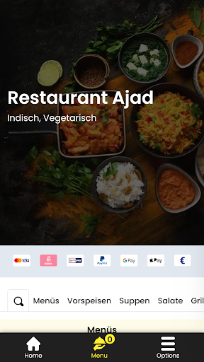 Restaurant Ajad Screen 3