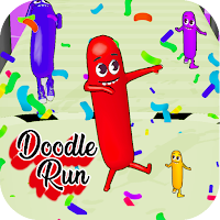 Doodle Fun Run - Wacky Ladder Fun Race 3D