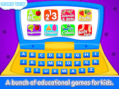 Captura de Pantalla 5 computadora para niños: aprend android