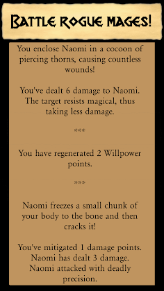Mighty Mage Text Adventure RPG - Screenshot 2