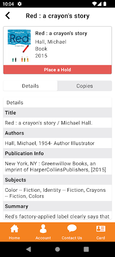 Android application Murray City Library screenshort