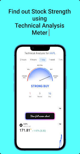 Android application Stock Strength NYSE NASDAQ OTC screenshort
