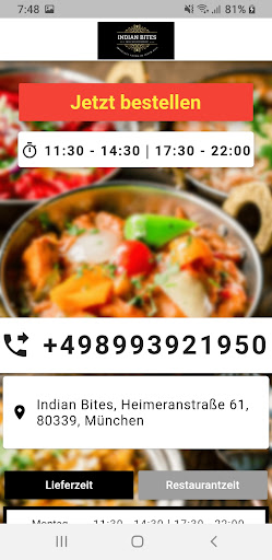 Indisches Restaurant Screen 2