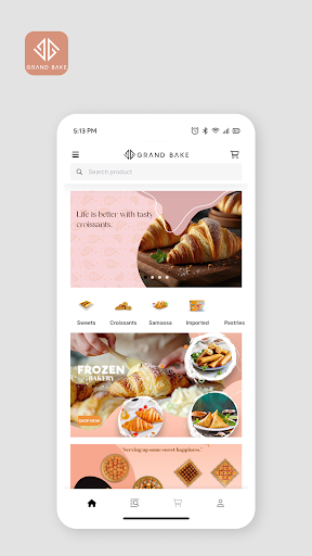 Android application Grand Bake screenshort