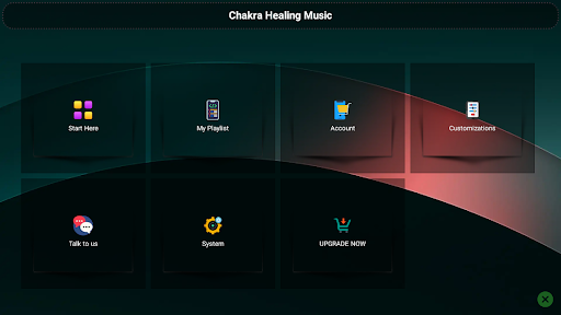 Screenshot of Chakra Healing Music