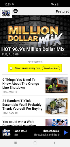 HOT 96.9 Boston Screen 2