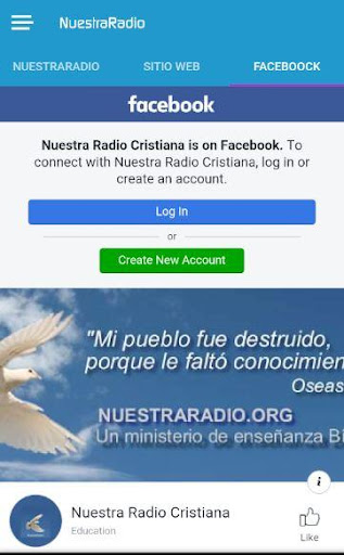 Nuestra Radio Screen 3