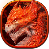 Fire dragon godzilla Keyboard icon