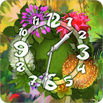 Flower Parade Clock widget Apk