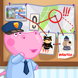 ਪ੍ਰਤੀਕ ਦਾ ਚਿੱਤਰ Detective Hippo: Police game