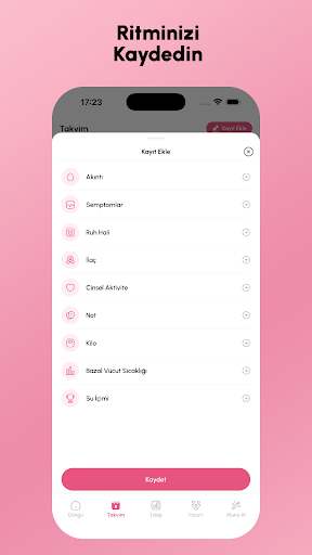 Muna Flow: Adet Takvimi ekran görüntüsü