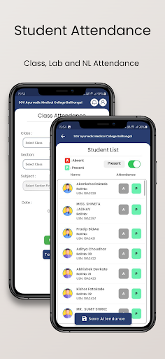 SwaminarayanUniversity Staff Screen 3