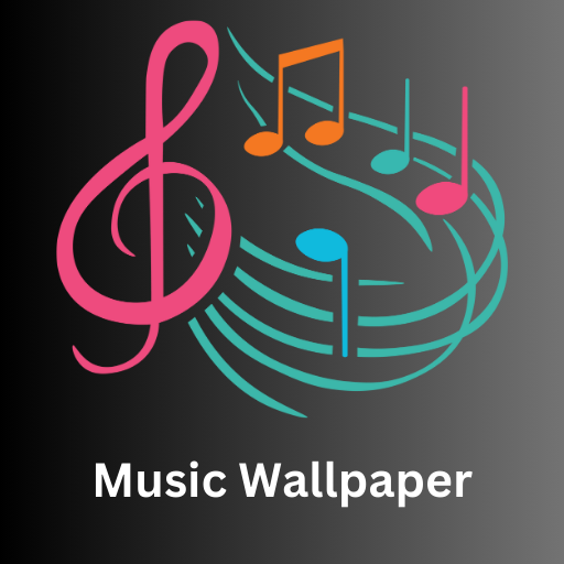 Music wallpaper logo