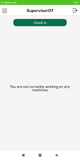 Android application QR SUPERVISOR07 screenshort
