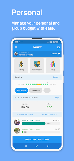 Bajet - Group Budget Tracker