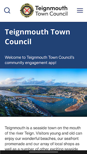 Android application Teignmouth Town Council screenshort