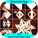 DIY Easy Snowflake Craft icon