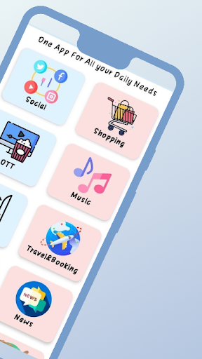 One App :All in one social med Screen 3