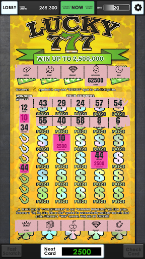 Lucky Lottery Scratchers 2