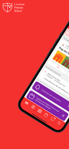 Android application Leverton Primary School screenshort