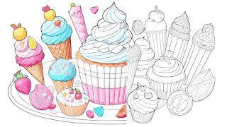 Kawaii Sweet Treat Color ASMR - Screenshot 1