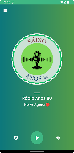 Android application Rádio Anos 80 screenshort