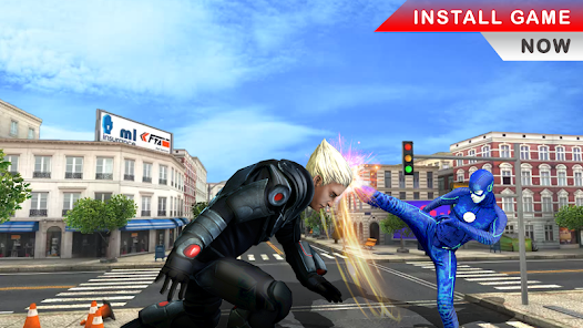 Captura de Pantalla 15 flash superhero vs crime mafia android