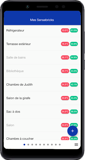 Android application Sensebricks screenshort