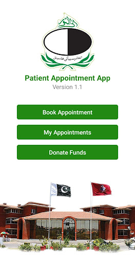 Al-Shifa Trust Appointment App Screen 3