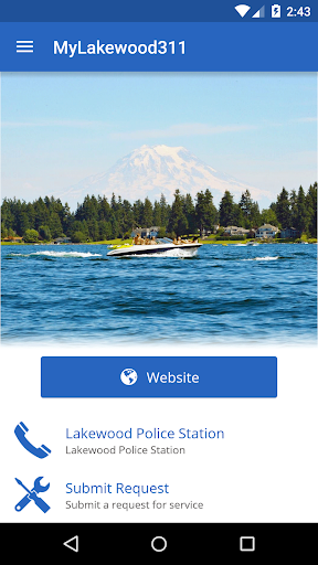 Android application MyLakewood311 screenshort