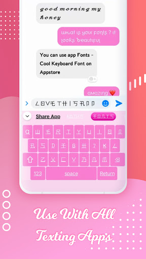 Android application Fonts Keyboard Style screenshort