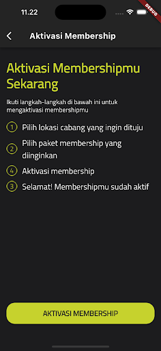 Android application Ikigai Fitness screenshort