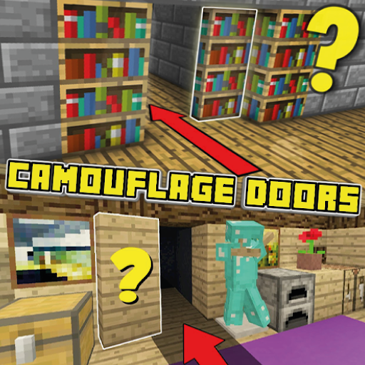 Addon Camouflage Doors MCPE