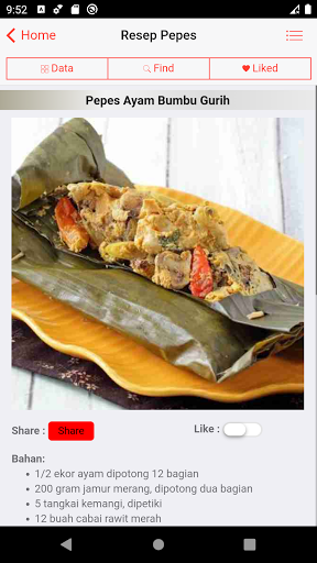 Resep Aneka Pepes Screen 3