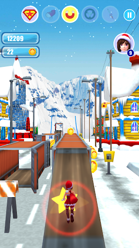 Santa Girl Run Screen 2