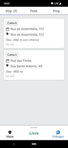 Chama Delivery - Entregador Screen 2