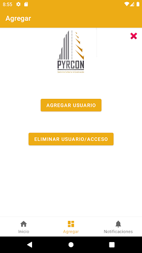 Android application Admin screenshort