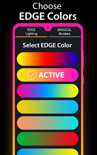Edge Lighting - Borderlight android2mod screenshots 1