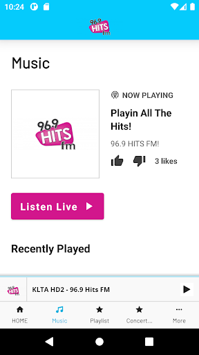 96.9 Hits FM Screen 2