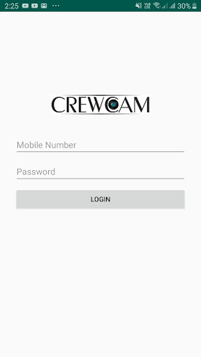 Android application Crewcam screenshort