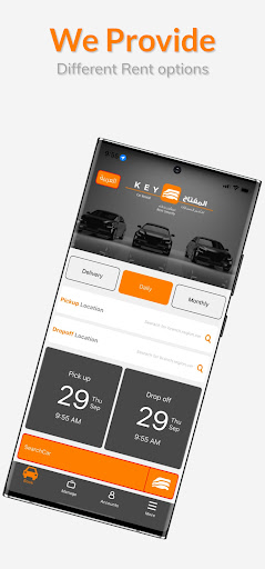 Key Car Rental Screen 2