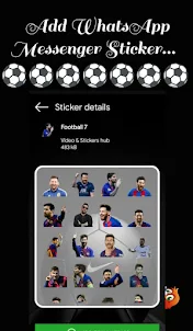 Football stickers for Whatsapp