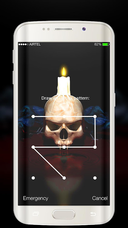 Skull Lock Screen - 4.0 - (Android)